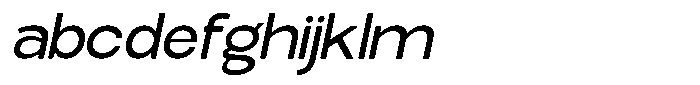 Elvara Sans Expanded Italic FONT