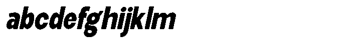 Elvara Sans Extra Bold Extra Condensed Italic FONT