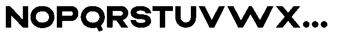 Elvara Sans Extra Bold Extra Expanded Font UPPERCASE