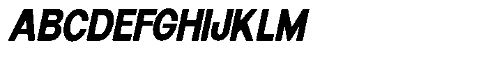Elvara Sans Extra Bold Sem Condensed Italic Font UPPERCASE