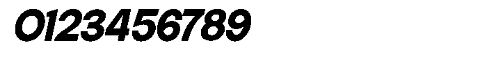 Elvara Sans Extra Bold Semi Expanded Italic Font OTHER CHARS