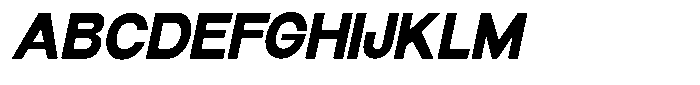 Elvara Sans Extra Bold Semi Expanded Italic Font