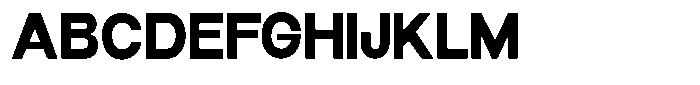 Elvara Sans Extra Bold Semi Expanded Font UPPERCASE
