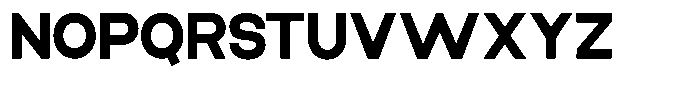 Elvara Sans Extra Bold Semi Expanded Font UPPERCASE