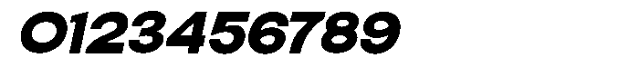 Elvara Sans Extra Bold Ult Exp Italic Font OTHER CHARS