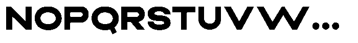 Elvara Sans Extra Bold Ultra Expanded Font UPPERCASE