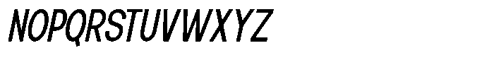 Elvara Sans Extra Condensed Italic Font UPPERCASE