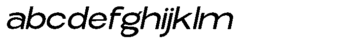 Elvara Sans Extra Expanded Italic FONT