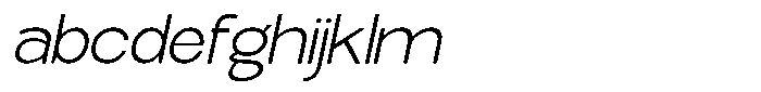 Elvara Sans Extra Light Expanded Italic FONT