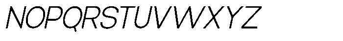 Elvara Sans Extra Light Sem Exp Italic Font UPPERCASE