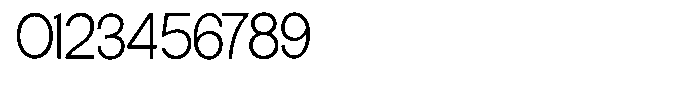 Elvara Sans Extra Light Semi Expanded Font OTHER CHARS