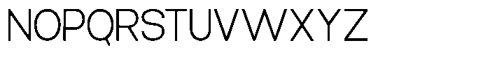 Elvara Sans Extra Light Semi Expanded Font UPPERCASE