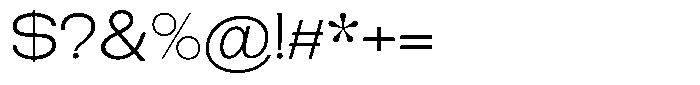Elvara Sans Extra Light Ultra Expanded Font OTHER CHARS