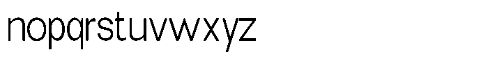 Elvara Sans Extra Light Font LOWERCASE