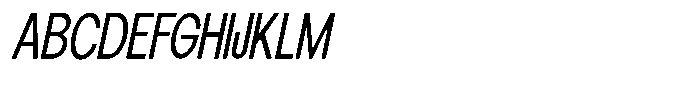 Elvara Sans Light Condensed Italic Font