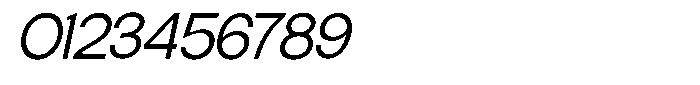Elvara Sans Light Expanded Italic Font OTHER CHARS