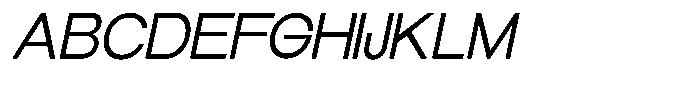 Elvara Sans Light Expanded Italic Font