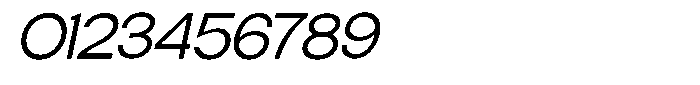 Elvara Sans Light Extra Expanded Italic Font OTHER CHARS
