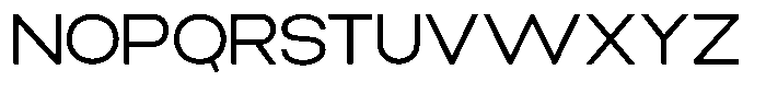 Elvara Sans Light Extra Expanded Font UPPERCASE
