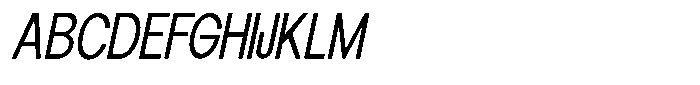 Elvara Sans Light Semi Condensed Italic Font