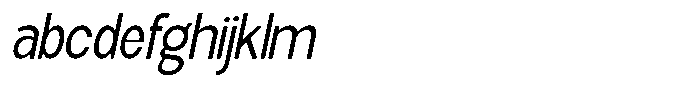 Elvara Sans Light Semi Condensed Italic FONT