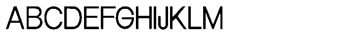 Elvara Sans Light Semi Expanded Font UPPERCASE