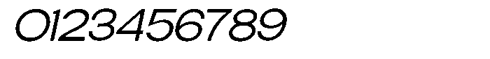 Elvara Sans Light Ultra Expanded Italic Font OTHER CHARS