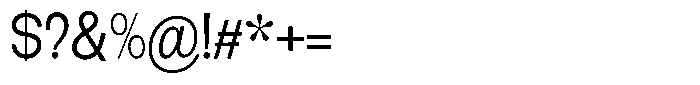 Elvara Sans Light Font OTHER CHARS