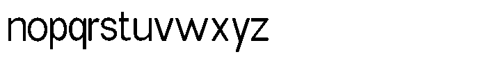 Elvara Sans Light Font LOWERCASE