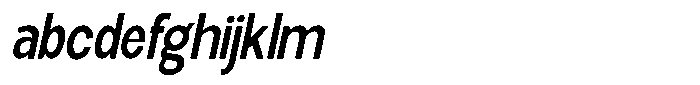 Elvara Sans Medium Condensed Italic FONT