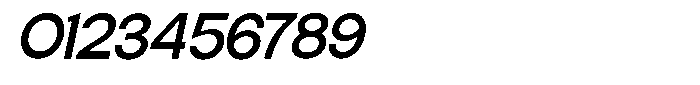 Elvara Sans Medium Expanded Italic Font OTHER CHARS