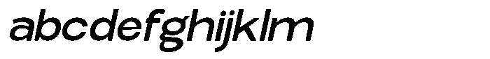Elvara Sans Medium Expanded Italic FONT