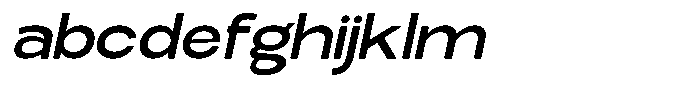Elvara Sans Medium Extra Expanded Italic FONT
