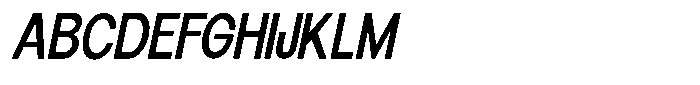 Elvara Sans Medium Semi Condensed Italic Font UPPERCASE