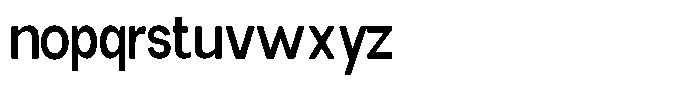 Elvara Sans Medium Semi Condensed Font LOWERCASE