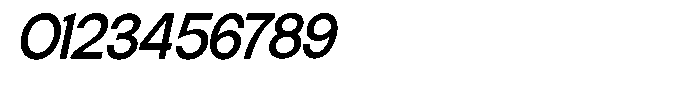 Elvara Sans Medium Semi Expanded Italic Font OTHER CHARS