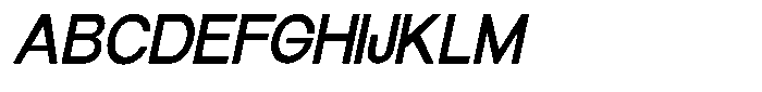 Elvara Sans Medium Semi Expanded Italic Font