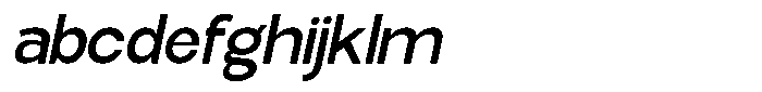 Elvara Sans Medium Semi Expanded Italic FONT