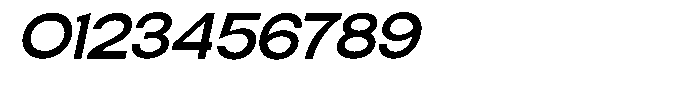Elvara Sans Medium Ultra Expanded Italic Font OTHER CHARS