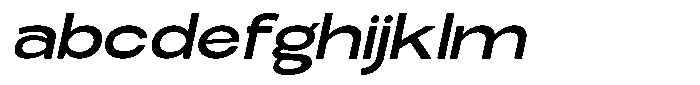 Elvara Sans Medium Ultra Expanded Italic FONT