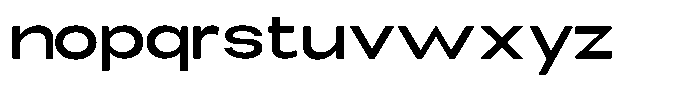 Elvara Sans Medium Ultra Expanded Font LOWERCASE