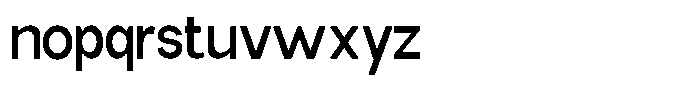 Elvara Sans Medium Font LOWERCASE