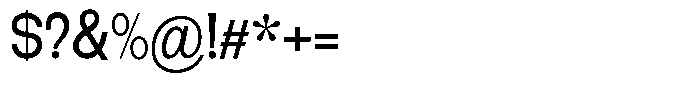 Elvara Sans Regular Font OTHER CHARS