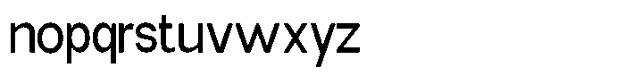 Elvara Sans Regular Font LOWERCASE