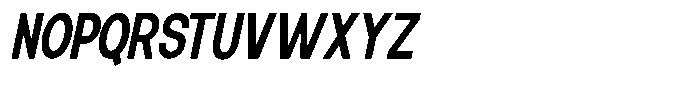 Elvara Sans Sem Bold Extra Condensed Italic Font UPPERCASE