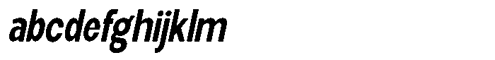 Elvara Sans Sem Bold Extra Condensed Italic FONT
