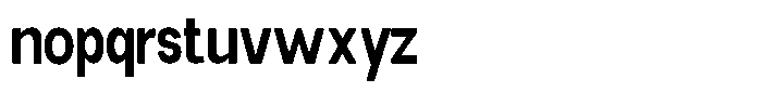Elvara Sans Semi Bold Condensed Font LOWERCASE