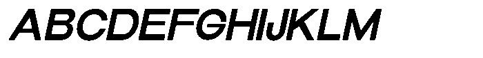 Elvara Sans Semi Bold Expanded Italic Font