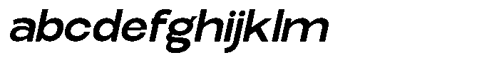 Elvara Sans Semi Bold Expanded Italic FONT