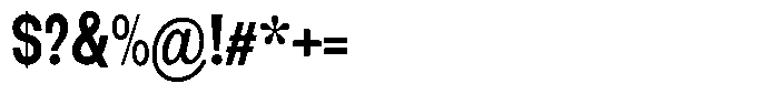 Elvara Sans Semi Bold Extra Condensed Font OTHER CHARS